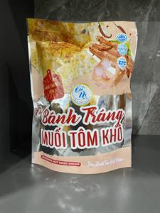 Bánh tráng muối tôm khô